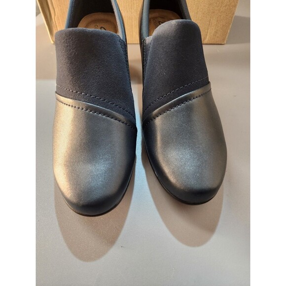 Clarks Women's Collection Emily Step Shoes Blue Size 9.5 NIB Leather - Picture 6 of 10
